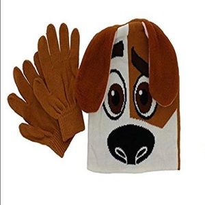The Secret Life of Pets Max Knit Hat & Gloves Set